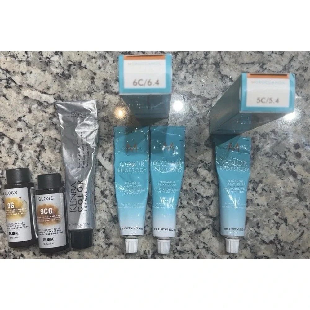 Moroccanoil Color Hair Dye Lot Unopened and Partial
